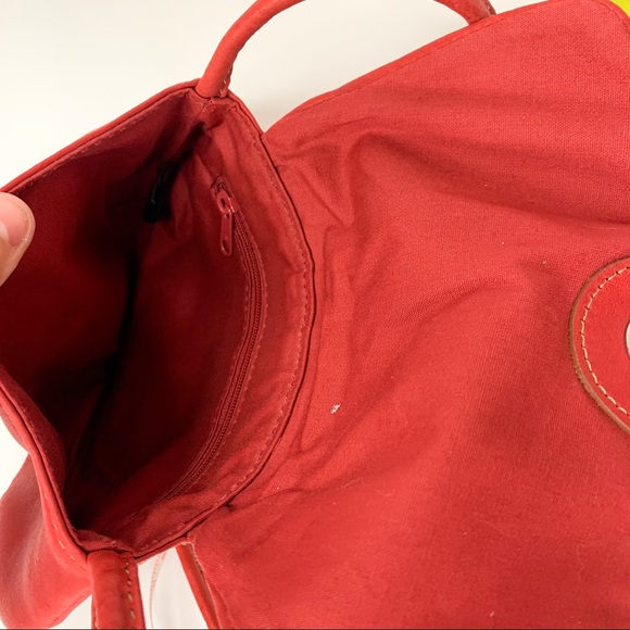 Fossil Red Leather Cross Body Bag - Picture 5 of 6